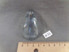 Glass Tassel (Set of 1) Faceted Drop Shape 60/31mm (A32)