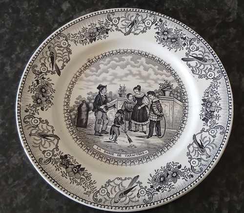 Ancienne assiette parlante la - ancienne,