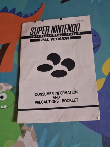 Notice nintendo snes - notice,