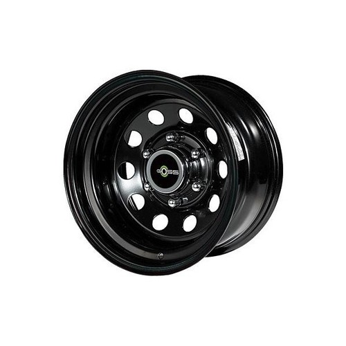 Jante modular acier - black, 8x16