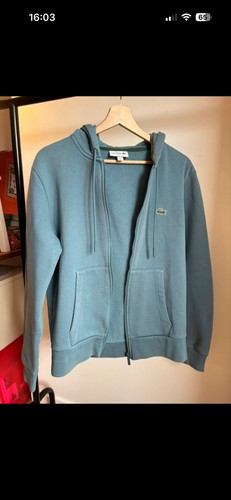Pull lacoste zip bleu taille - zip,