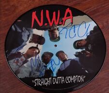 GFA Disque Vinyle Signé DJ Yella MC Ren * N.W.A. * Laser Disc ADM COA