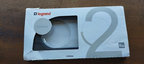Plaque legrand celiane - celiane, ardoise