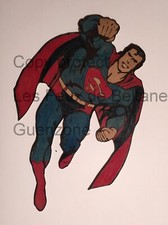SUPERMAN plaque chantournage pièce unique décoration murale figurine