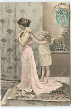 Fantasy - Girl with Angel Wings Helping a Young Woman - ST143 - 314