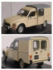 CITROEN ACADIANE 1978 DYANE VAN 1/43 SILVER ROOF VANS IXO no 2CV