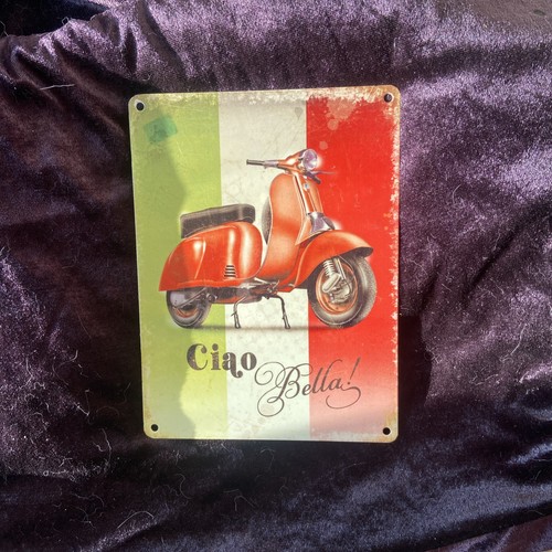 Plaque metal vespa ciao - metal,