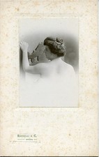 VINTAGE ORIGINAL EROTIC AUTHOR PHOTO VISIT LIBERTY ROSSELLI SPICE CART