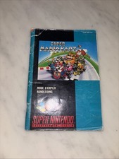 Notice Super Nintendo SNES Super Mario Kart Très Bon État Rare - Version FAH