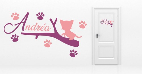 Sticker chambre fille petit - -,