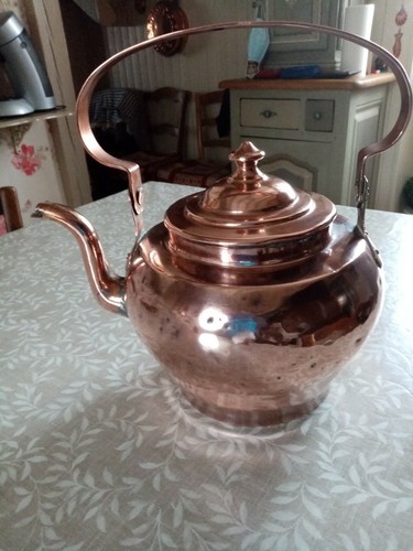 Ancienne bouilloire cuivre - ancienne,
