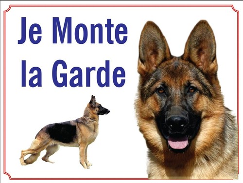 Attention chien je monte - attention,