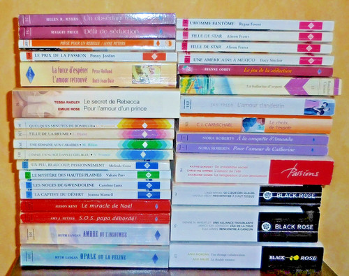 Lot livres harlequin - 32,