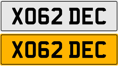 Xo62 dec personal plate - personal, declan