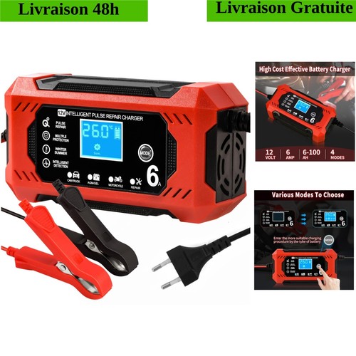 Chargeur batterie 12v 6a - chargeur,