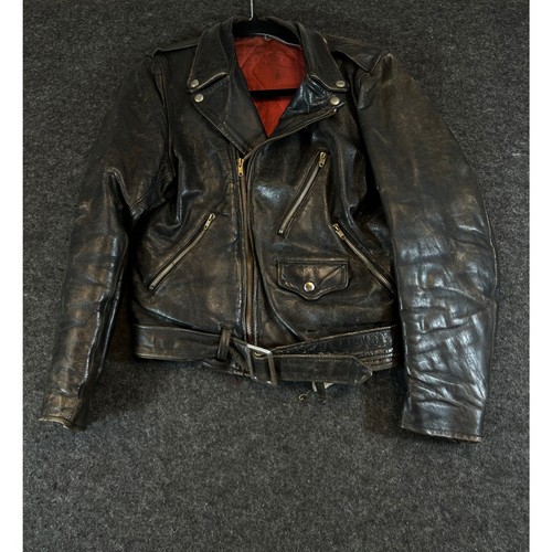 Vintage 50s leather jacket - 50s,