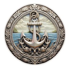 Sticker Ancre Marine