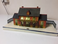 Gare train hornby tole litho ech 0 idem jep lr marklin lima cr blz année 50