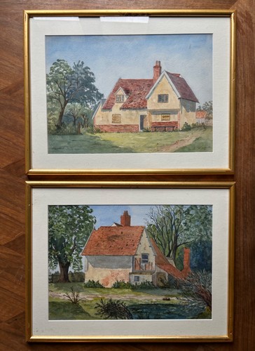 Deux aquarelle anciennes
