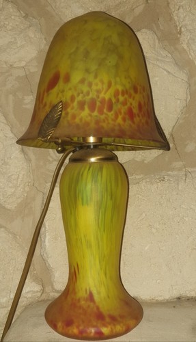 Lampe pâte verre - en,