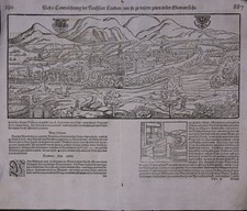 Vue De Landau 1550 Gravure Sur