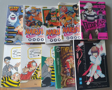 LOT DE 10 MANGAS LIVRES JEUNESSE - DUCOBU NARUTO TEMPLE RUN BLOOD LAD YO KAI