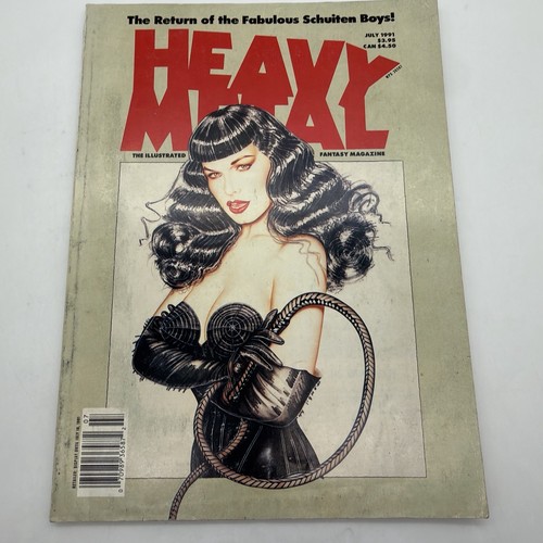 Vtg heavy metal july - metal, 1991