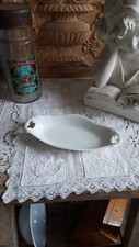 RAVIER en porcelaine - blanc
