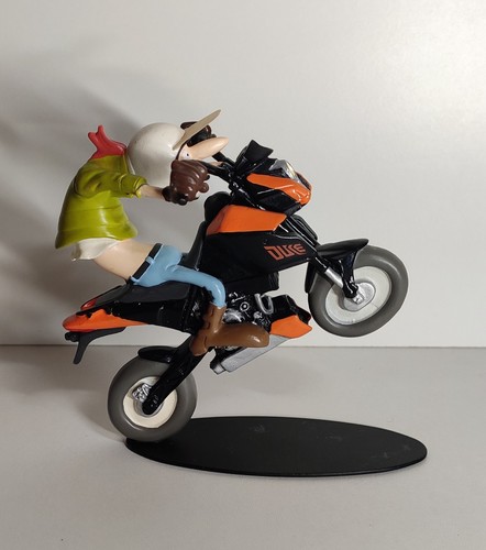 Figurine moto résine joe - résine,