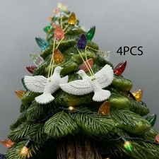 Lot de 4 pendentifs colombes