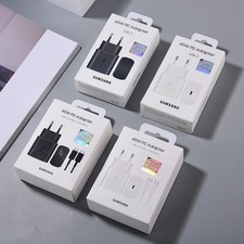 Samsung Chargeur Original USB-C 45W Adaptateur + Câble