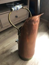 Porte-parapluie cuivre Seau