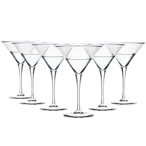 Verre cocktail cristal - 6x, à