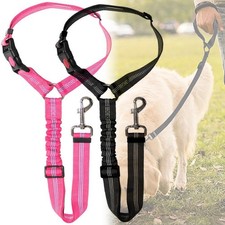 Lot de 2 Ceintures de sécurité de Voiture pour Chien – Harnais réglable pour ...