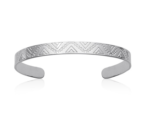 Bracelet jonc manchette motifs - bracelet,