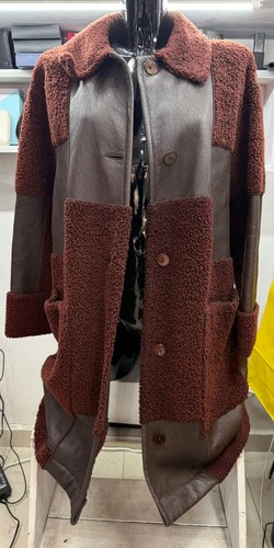 Manteau veste cuir - manteau,