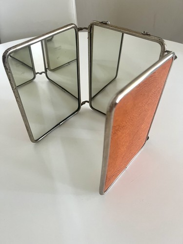 Miroir triptyque barbier - triptyque, de