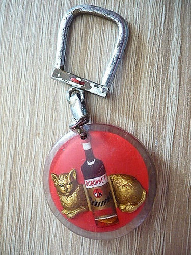Porte clé dubonnet - porte-clé, (chat)