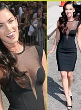Herve Leger Authentic BLACK  Megan Fox Dress  - Sz SMALL  Bandage Knit 6 8 10 