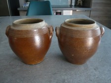 2 ANCIENS POTS A GRAISSE EN