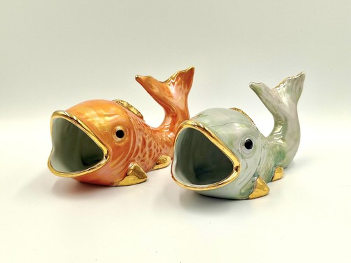 Paire poissons décoratifs - paire,