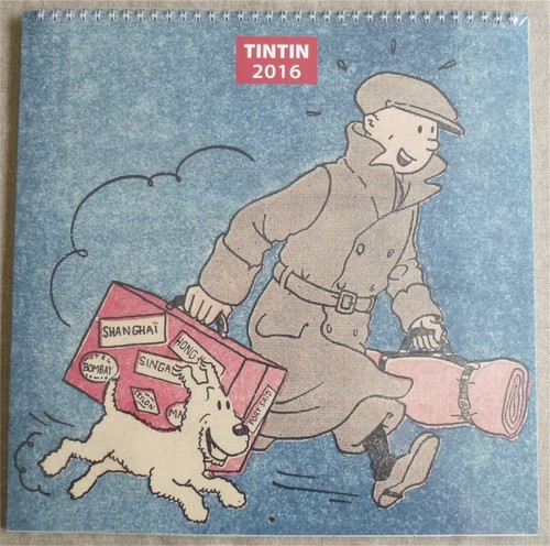 2016 calendrier tintin - 2016-,