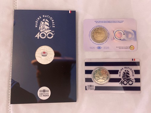 Lot coincard euros sncb - 2,