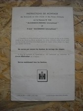 INSTRUCTIONS DE MONTAGE