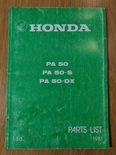 Honda pa50 parts - dx,