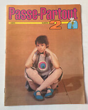 PASSEPARTOUT magazine No 2 Télé Québec 1986  passe-partout