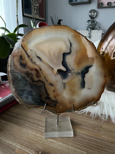 Jolie tranche agate - jolie, d’agate