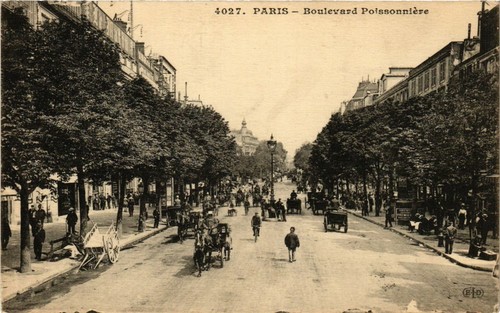 Cpa paris boulevard - paris, 2e