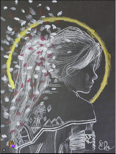 Peinture acrylique sur - , toile