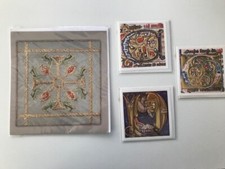 COL CARDS ENGLAND - COLLECTION - 4 CARTES  THE BUCKFAST ABBEY & CHAPTER of WORCE